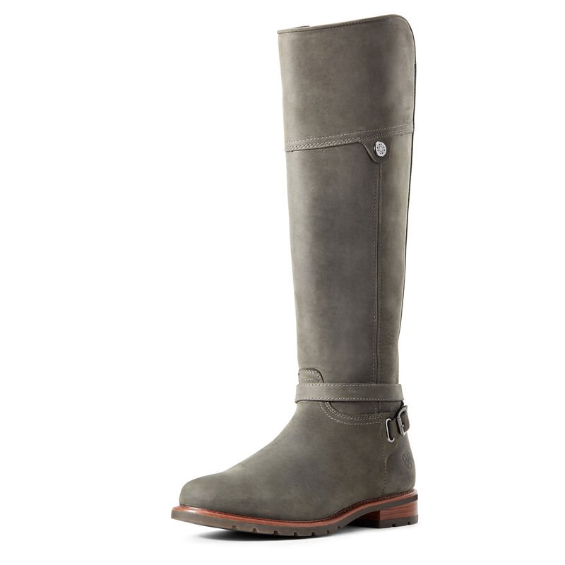 Ariat Carden Waterproof Gri Uzun Çizme Bayan (35694-434)